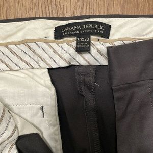 Banana Republic Men’s Emerson Straight Fit Khaki Pants 30x30